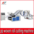 Neue Ankünfte Chinesische Hersteller PP gewebte Gewebe Roll Schneidemaschine
